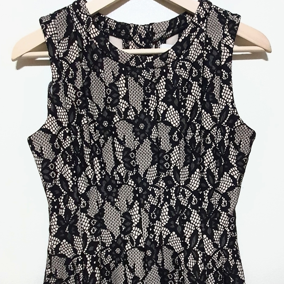 🆕️ Anthropologie HD Black Lace Dress - Fit and Flare Style. NWT - Picture 8 of 14